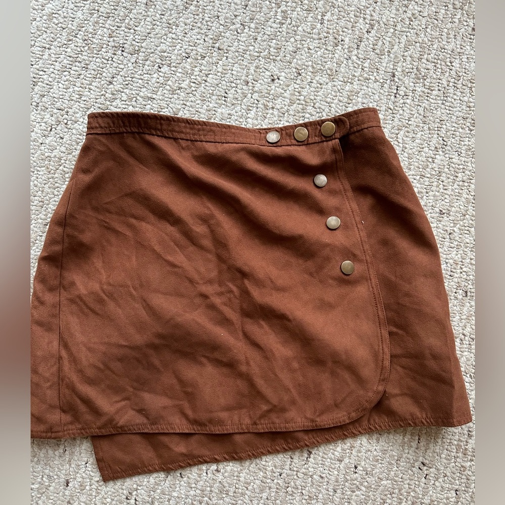 La Hearts - Mini Skirt - Burnt Sienna